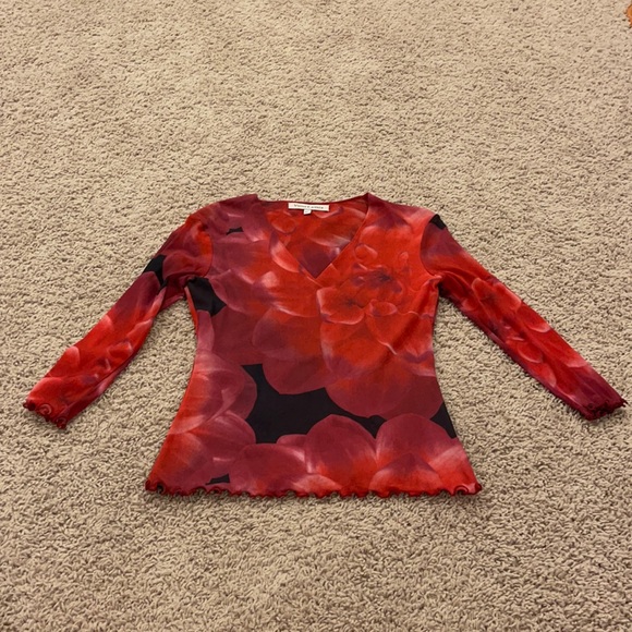 Victor Carlini Tops - Victor Carlini V-Neck Top Size PPS (PXS)